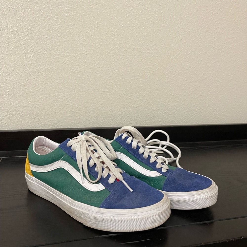 vans, size 8 in womens, colorful